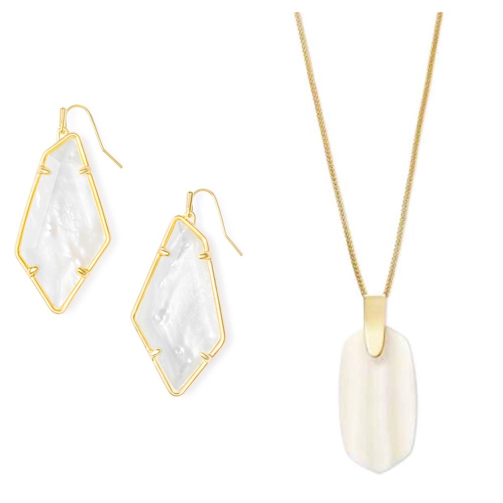 Kendra Scott Mother of Pearl Set of 2